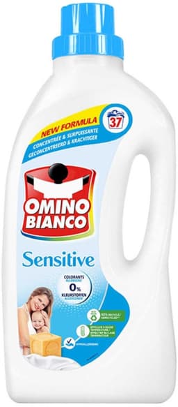 1 x Omino Bianco - Gevoelig - Wasmiddel - Witte & Gekleurde Was - 37 Wasbeurten- Gevoelige Huid - Hypoallergene Wasmiddel - Wasmiddel Zonder Allergenen - Wasmiddel Zonder Kleurstof - Huidvriendelijk Wasmiddel — thumbnail 2
