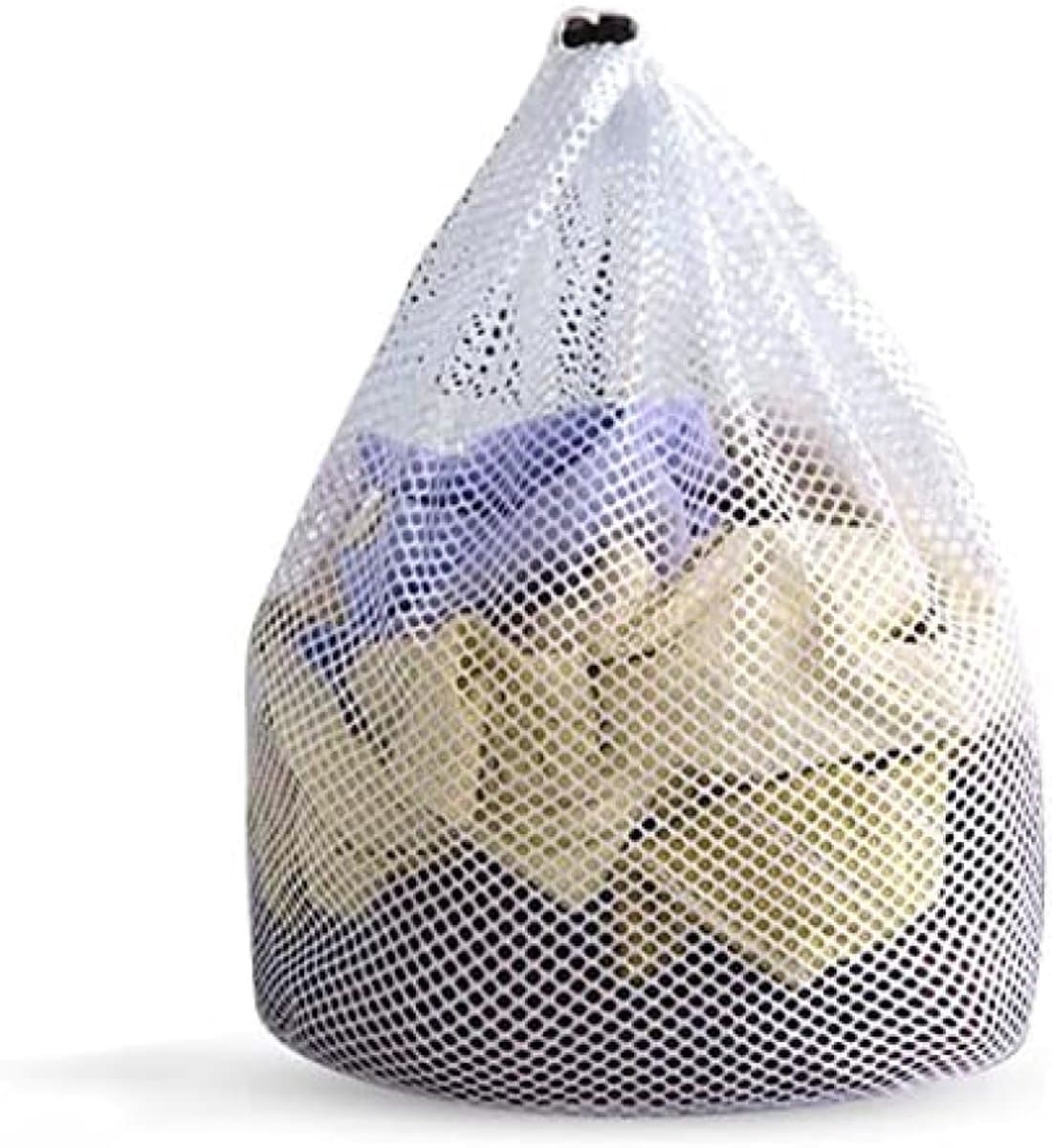Herbruikbare Waszak met Trekkoord voor Wasmachine - Groot Mesh Net — afbeelding 1