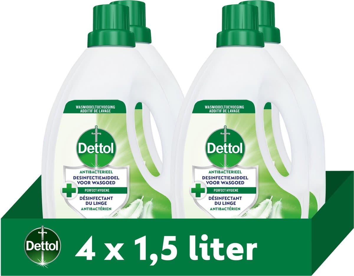 Dettol Toevoeging bij de was "Sensitive" 1,5L - 4 Stuks - Voordeelverpakking — afbeelding 1