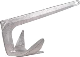 Bruce Anker - Zeeanker Rubberboot - Boot Stabiliseren - Verzinkt Staal - 12 kg - Grijs — thumbnail 1
