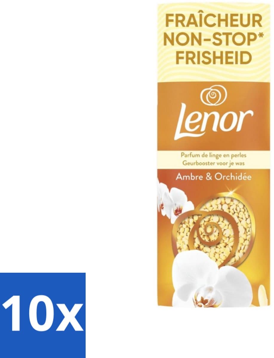 Lenor – Geurbooster – Amber & Orchidee – 12 Wasbeurten – 155 g - Bulkverpakking - 10 stuks — afbeelding 1