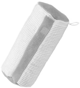 Dailygoods - 2 stuks schoenenwasmachinezakken voor droger en wasmachine, zachte vezels, 360° reiniging, herbruikbare waszak voor sneakers en tennisschoenen (wit) — thumbnail 5