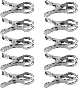 Dailygoods - 10 Stuks Roestvrijstalen Strandlakenclips voor Ligstoelen — thumbnail 1