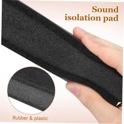 Subwoofer Isolatie Pad - Geluidsisolatie Mat - Geluidsreductie - Schokabsorberend - 20x20x4.8cm - Zwart — thumbnail 4