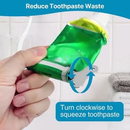 Buisknijper Roestvrij Staal - 8 Stuks - Tandpasta/Crème/Verf Knijper - Sleuteldispenser - Waterdicht - Eenvoudig te Gebruiken - Tandpastaknijper — thumbnail 4
