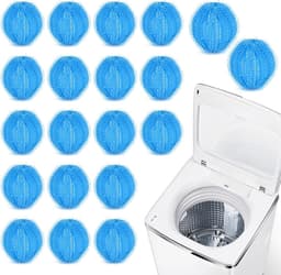 20 stuks dierenhaarverwijderaar, wasmachine, herbruikbare haarvanger en pluisballen, pluisvanger voor kleding en - ShopVlot — thumbnail 1