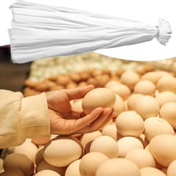 Mesh Produce Zakjes - Netzakken Fruit - Keuken Organiseren - Rekbaar Materiaal - 100 stuks - Wit — thumbnail 2