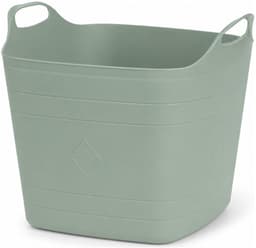 Excellent Houseware Flexibele emmer - groen - 15 liter - kunststof - vierkant - 37 x 30 cm — thumbnail 3