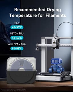 Filament Droger - Fila Box - 3D Printen - Instelbare Tijd Temperatuur - 1 kg Spoelen - Zwart — thumbnail 5