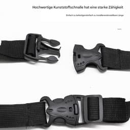 Droogtouw Reizen - Waslijn Auto - Auto Organiseren - Sterk Dragende Riem - 1 meter - Zwart — thumbnail 2