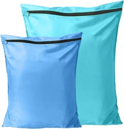 Waszak voor Huisdieren - Lichtblauw - 70 x 80 cm en 55 x 60 cm - Duurzaam Polyester met Ritssluiting - Voor Honden en Katten — thumbnail 2