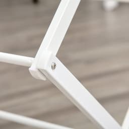 Droogtoren Inklapbaar 8 Laags 74 X 35 X 144 Cm Metaal Abs Wit Voor Compact Wassen En Ruimtebesparend Drogen — thumbnail 4