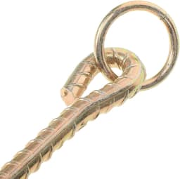Grondanker Paal - Hondenlijn Anker - Dieren Vastzetten - Stevig IJzer - 30 cm - Goud — thumbnail 3