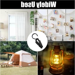 Set van 20 zwarte wasknijpers - 360° draaibaar - Ideaal voor kleding, gordijnen en handdoeken — thumbnail 4