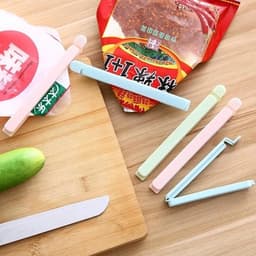 20x Zakclips Zwart - Sterke Sluitclips voor Zakken, Chipszakken en Vrieszakken — thumbnail 2