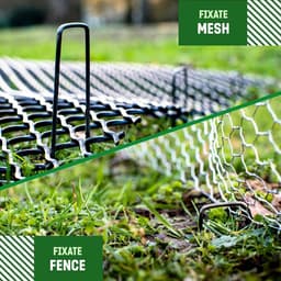 SnelShoppen - 100 Stuks Tuinankers Non-Galvanized Staal - 150mm Lange Grondankers voor Tuin, Gaas, Schutting & Tuinvlies - Stevige Aarding — thumbnail 2