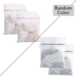 Dailygoods- Wasnet Set van 2 - Duurzame Waszakken met Ritssluiting - Waszakken voor Delicate Kleding - Reiswasnet 40 x 50 cm - Robuuste Stiksels - Waszak — thumbnail 5