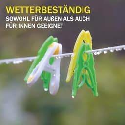 Uittrekbare Waslijn 20 Meter - Robuuste en Roestvrije Lijn voor Droogmolen en Tuin — thumbnail 3