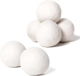 6x Wollen Droger Ballen - 100% Biologische Merinowol - Incl. Opbergzak - Wasverzachter Vervanger - Milieuvriendelijk & Energiebesparend - Sipo — thumbnail 4
