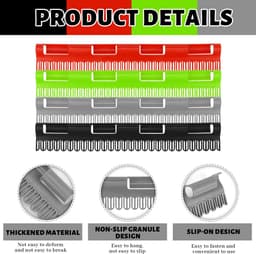 Erzekrim Sokkendroger, Sokkenhouder, Kledingrek, 4-pack Sokkenrek, Plastic Sokkenklemmen, Winddichte Sokkenhanger, voor Sokken, Ondergoed, Kleine Kleding — thumbnail 3