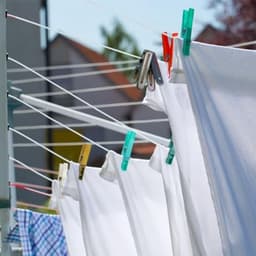 Verlengde Waslijn - 46 m PVC Kledinglijn voor Buiten - Verstelbare en Sterke Waslijn voor Roterende Droogrekken — thumbnail 5