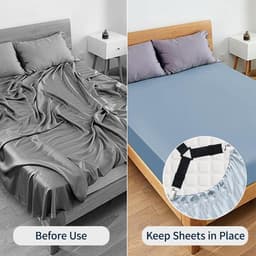 Ibenzoa® Duurzame Verstelbare Bed Spanner Set - 2 Stuks Zwart — thumbnail 3