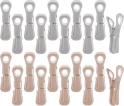 Wasknijpers Plastic 20 stuks - Set - Wasgoedknijpers - Knijpers voor Wasrek - Laundry — thumbnail 1
