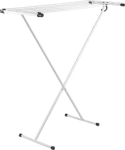 Bo-Camp - Droogrek - Compact - Staal - Schaarmodel - Wit - 5 — thumbnail 5