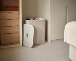 Joseph Joseph Tota Wasmand - 3 Compartimenten – Was Sorteren – 90 Liter - Ecru — thumbnail 5