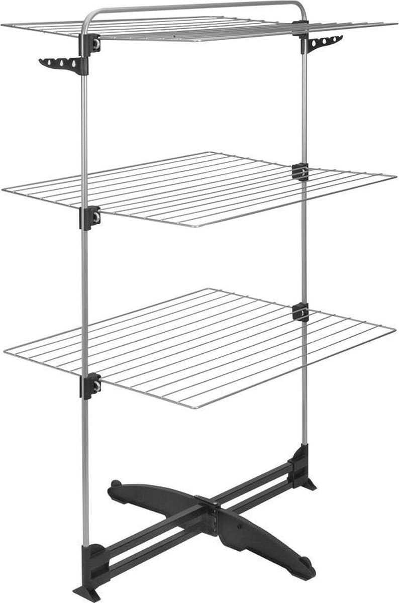 Tomado - Droogtoren Storm - 34 meter drooglengte - Zilvergrijs - 5 jaar garantie — afbeelding 1