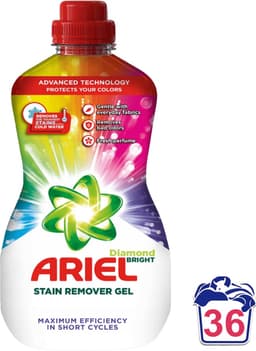 Ariel Diamond Bright Vlekverwijderaar Vloeibaar Gekleurde Was 950 ml — thumbnail 1