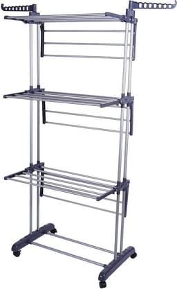 Droogrek voor binnen, wasrek / collapsible laundry rack - opvouwbaar — thumbnail 2