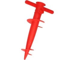 Rode parasolhouder / parasolboor - 30 cm - parasolvoet / parasolstandaard — afbeelding 1