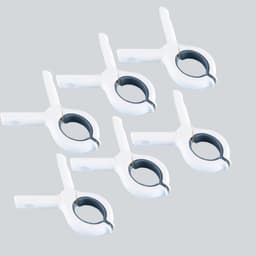 Wasklemmen Universeel - Kledingclips Strandharingen - Bevestigen van spullen - Stevige veer - 5.5 CM - Wit — thumbnail 1