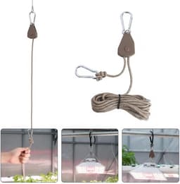 Verstelbare Reflecterende Windtouw met Katrol, 4 meter, Sterk en Duurzaam Touw voor Kamperen, Kleding Drogen en Buitenactiviteiten — thumbnail 2
