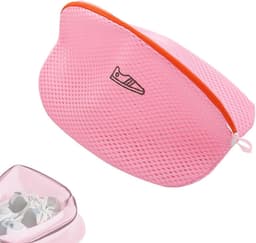 Wasmachine Schoenentas - Mesh Waszakken - Schoenen Wassen - Gladde Ritssluiting - Compact Formaat - Wit — thumbnail 1