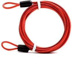 Kledinglijn Staaldraad - Waslijn Buiten - Kleding Drogen - Scheurbestendig PVC - 2 Meter - Rood