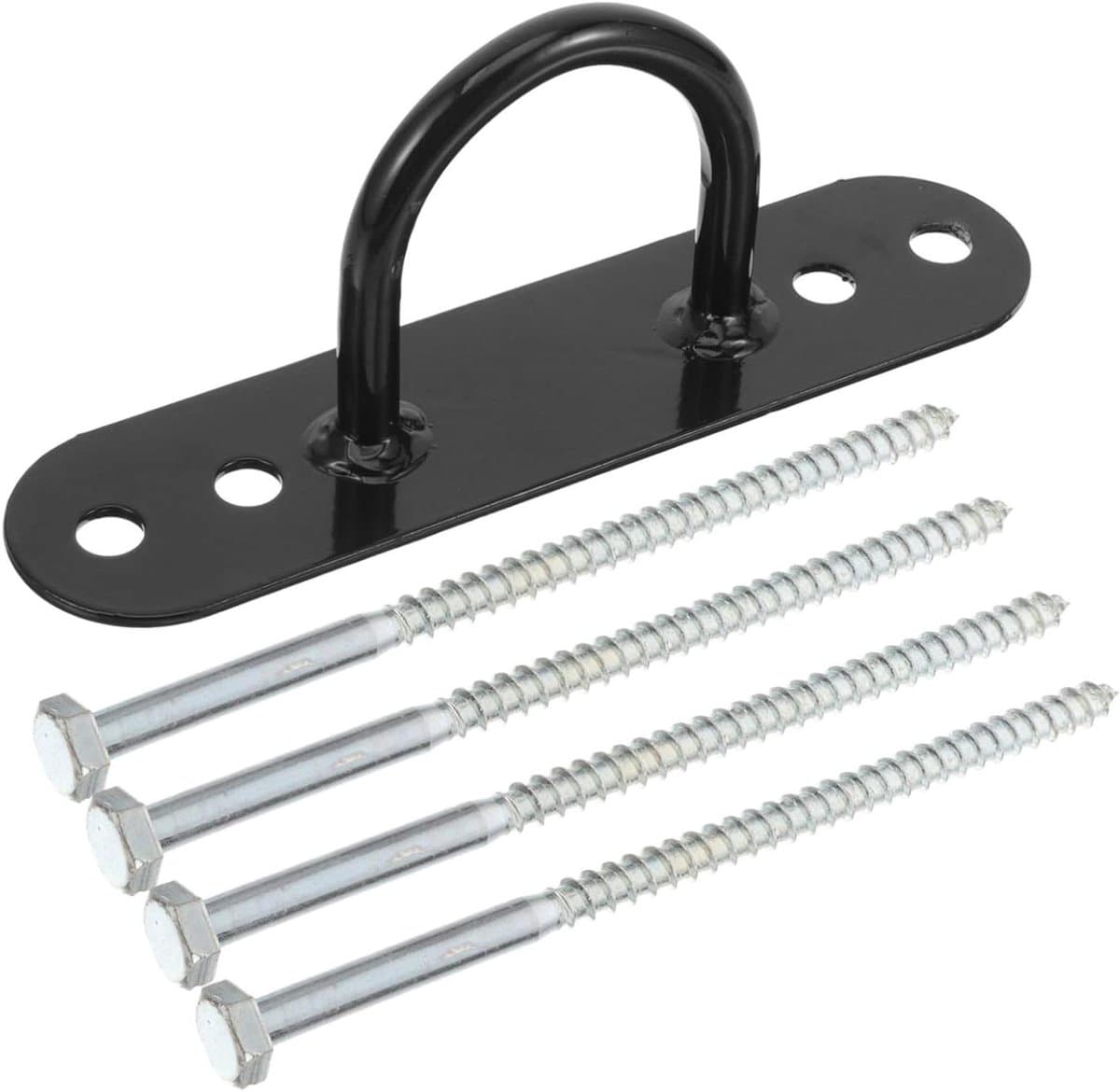 Hondenpen Houder - Grondanker Huisdier - Buiten Bevestigen - Stevige Carbon Staal - 21 cm - Zwart — afbeelding 1