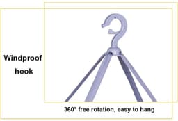 Dailygoods- Truihangdroger Dubbellaags - Opvouwbaar Droogrek — thumbnail 5
