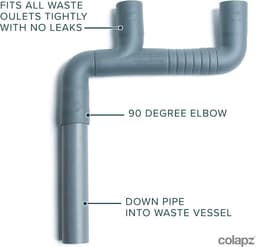 Caravan Accessoires - Afvalleidingsysteem voor Caravan en Camper - Afvoerpijp - Caravan afvoer - Waste water caravan — thumbnail 4