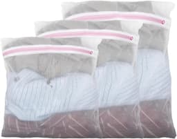 Waszakken set van 3, 40 cm - 60 cm, verschillende maten, beschermt delicate kleding, verborgen rits, zeer duurzaam en praktisch — thumbnail 1
