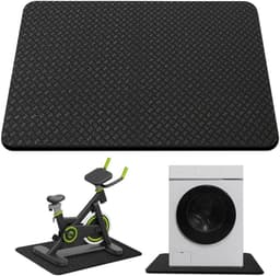 Anti-trillingsmat - Apparaatmat Demper - Apparaat Stabiliseren - Dubbelzijdig Antislip - 60 x 60 cm - Zwart — thumbnail 1