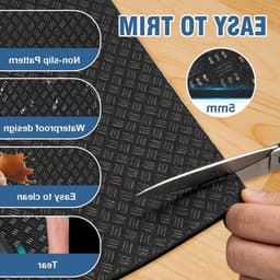 Anti-trillingsmat - Apparaatmat Demper - Apparaat Stabiliseren - Dubbelzijdig Antislip - 60 x 60 cm - Zwart — thumbnail 2