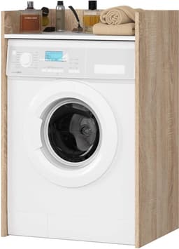 Wasmachine Ombouw - Opbouwmeubel - Kast Wasdroger - Meubel - wasruimte — thumbnail 5