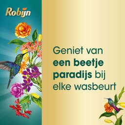Robijn - Klein & Krachtig Wasmiddel Color Paradise Secret 19 Wasbeurten - 8 x 665 ml - Voordeelverpakking — thumbnail 3