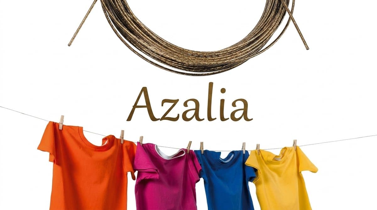 Azalia Waslijn met Kunststof Gecoate Kabel - 20 Meter Stalen Lijn voor Buiten, voor het Drogen van Wasgoed, Kleding, Doeken in de Tuin — afbeelding 1