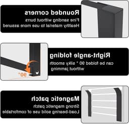 Uitbreidbaar Magnetisch Wasmachine Rek 41x25cm, Inklapbaar Droogrek en Opbergplank voor Wasruimte en Keuken, Perfect voor Organisatie en Ruimtebesparing — thumbnail 5