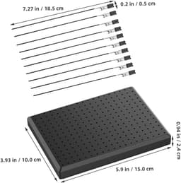 Verf Clips - Krokodillenklemmen - Modelbouw Kleuren - Set van 4 - 18.5 cm - Zwart — thumbnail 5