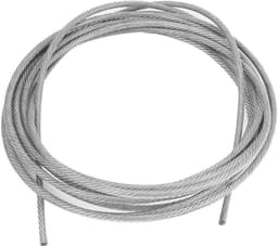 Roestvrijstalen Waslijn - Kledingdraad Ophangsysteem - Buiten Kleding Drogen - Waterdicht Roestvrij Staal - 8 meter - Zilver — thumbnail 1