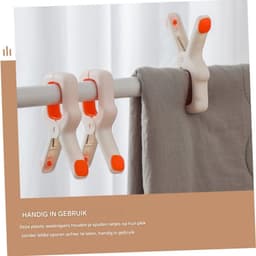 9-delige Herbruikbare Quiltclips – Antislip Wasknijpers voor Dekbed, Wasgoed en Strandhanddoeken — thumbnail 5
